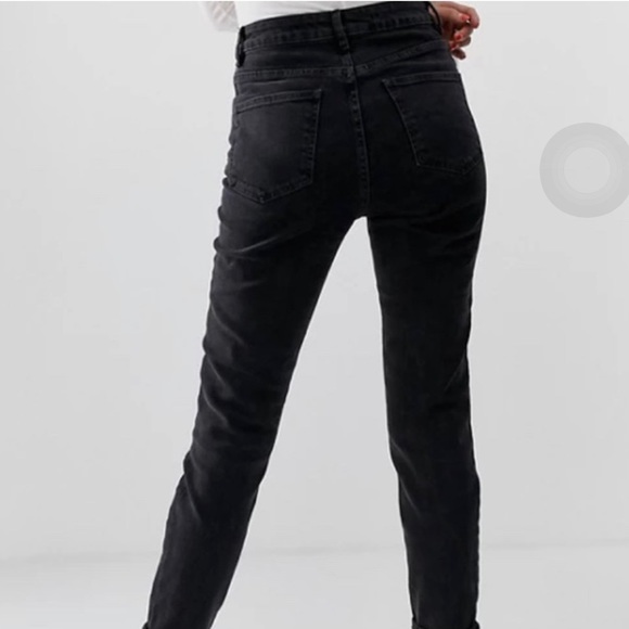 ASOS Black High Waisted Jeans - Picture 2 of 5